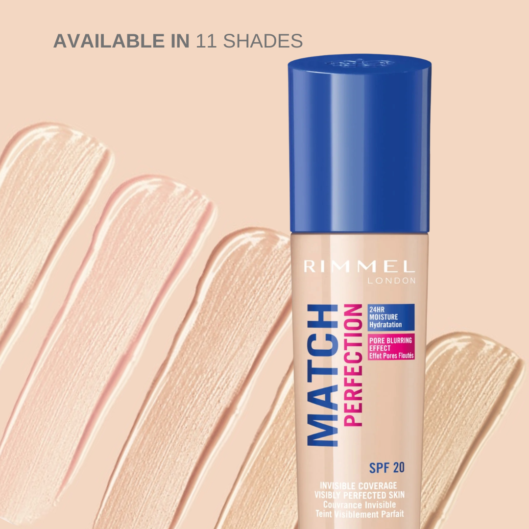 Rimmel Match Perfection 24HR Hydrating Foundation SPF 20