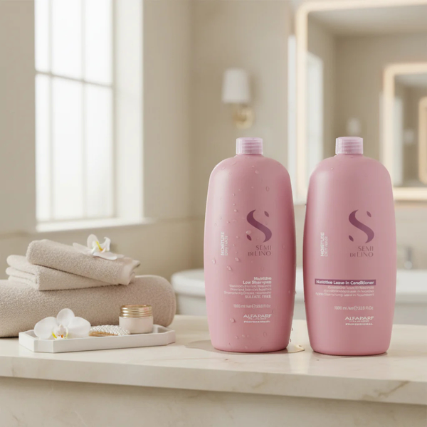 Alfaparf Semi Di Lino Moisture Nutritive Shampoo & Leave-In Conditioner Set