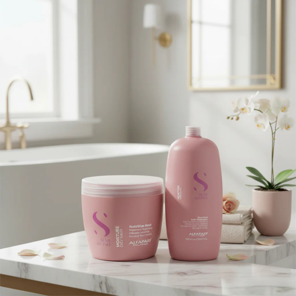 Alfaparf Semi Di Lino Moisture Nutritive Shampoo & Mask Set