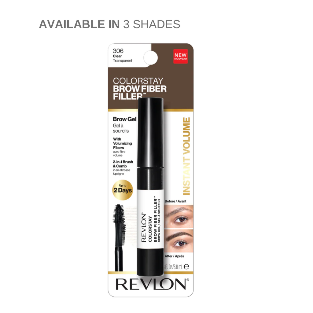 Revlon ColorStay Brow Fiber Filler Longwearing Volumising Eyebrow Gel