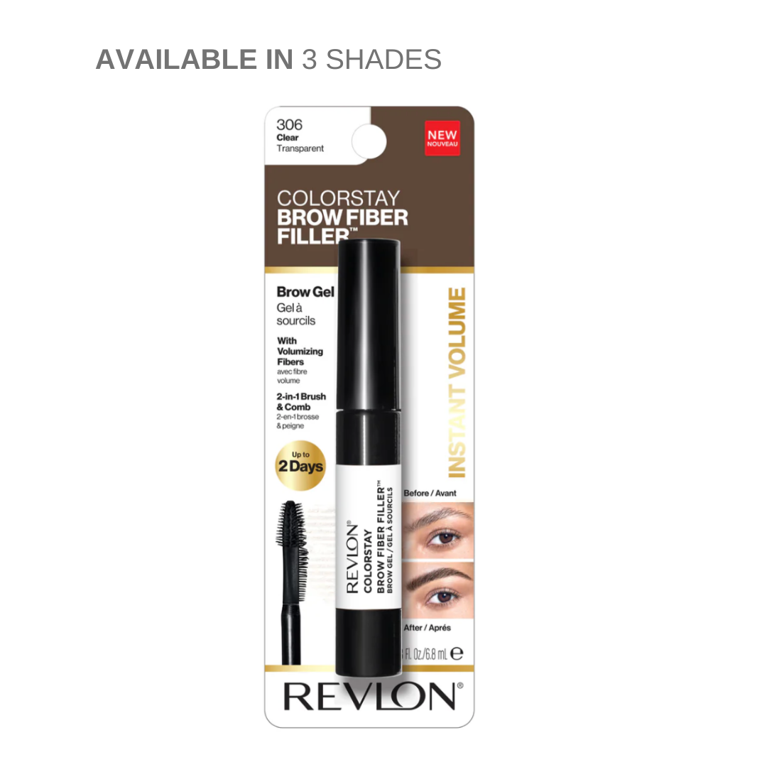 Revlon ColorStay Brow Fiber Filler Longwearing Volumising Eyebrow Gel