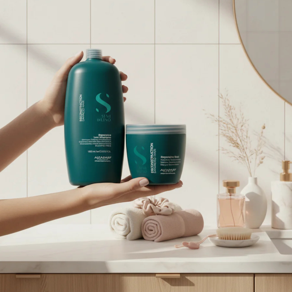 Alfaparf Milano Semi Di Lino Reparative Shampoo Set