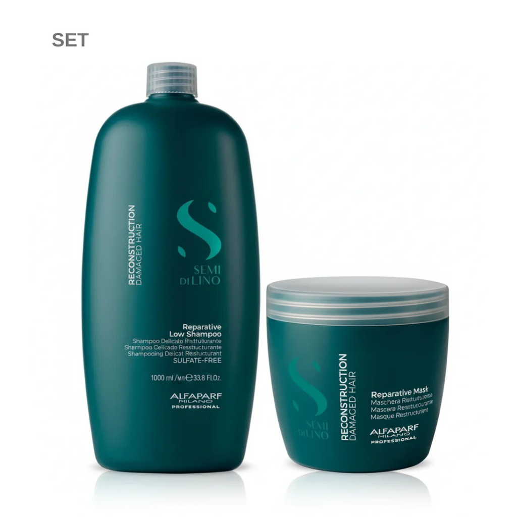 Alfaparf Milano Semi Di Lino Reparative Shampoo Set