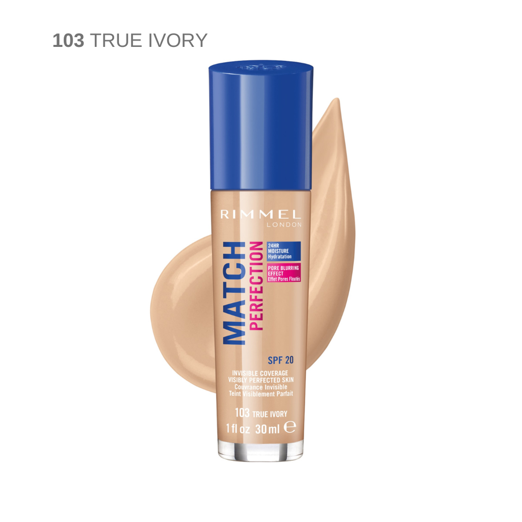 Rimmel Match Perfection 24HR Hydrating Foundation SPF 20