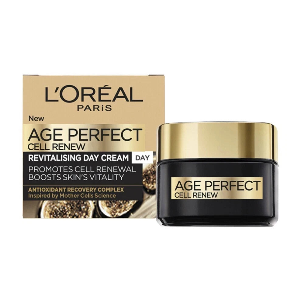L'Oreal Paris Age Perfect Cell Renew Antioxidant Day Cream 50ml Anti Aging BOXED1