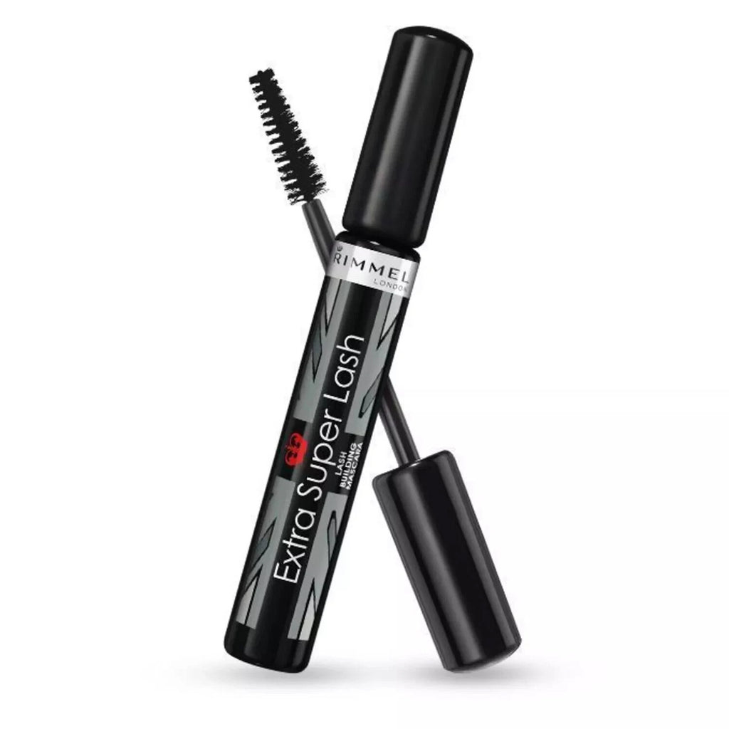 RIMMEL London Extra Super Lash Building Mascara 8ml   101 Black Black *SEALED*2